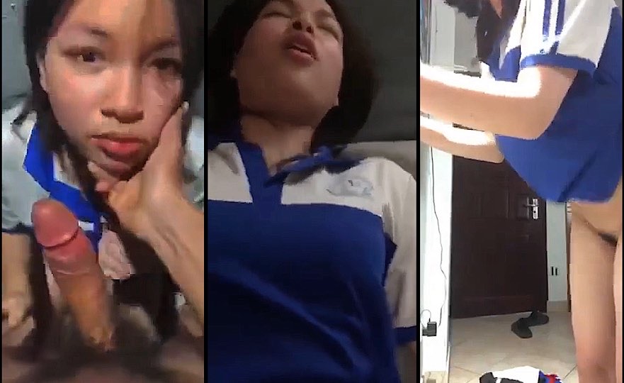 [Hot] Bảo Ngân 2k11 nữ sinh cấp 2 lộ clip địt nhau với bạn học khi còn mặc nguyên đồng phục trường